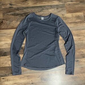 PINK Victoria's Secret Charcoal Long Sleeve Top